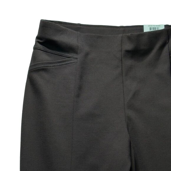 INC Women's Boot Leg Pants High Rise French Roast Rayon Blend Stretch Size 16 - Picture 3 of 11